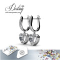 Destiny Jewellery Crystal From Swarovski Heart Earrings Valentine′s Day